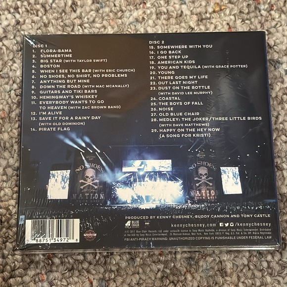 Kenny Chesney Live In CD - Picture 2 of 2